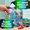 QUOKKA Floor Puzzles for Kids Ages 4–8 – 2x3 FT Giant Glow in The Dark Jigsaw – 48 Large Pieces – Deep Sea Adventure Scene
